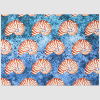 Papier Mousseline Conception Vagues Nautiques 4