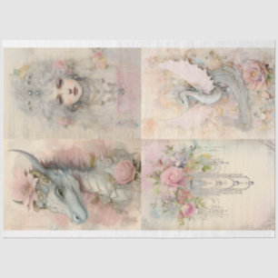 Papier Mousseline Conception Victorian Dragon Series 12