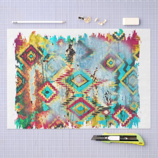 Papier Mousseline Conception Western Series 2 (Artisanat)