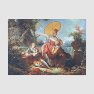 Papier Mousseline Concours de musique de Jean Honore Fragonard