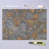 Papier Mousseline Cônes de pin et Branches (Artisanat)