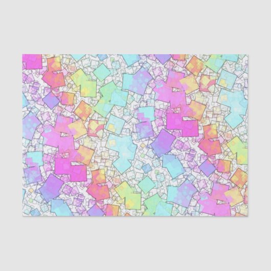 Papier Mousseline confetti confection : (Recto)