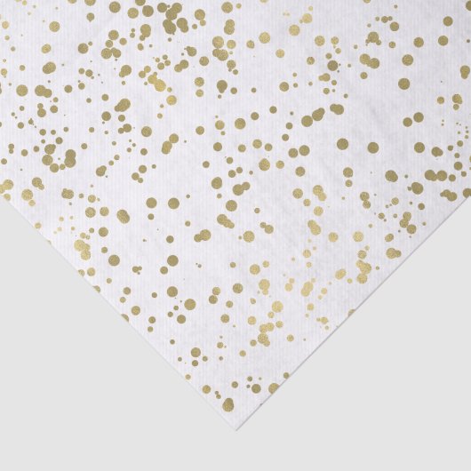 Papier Mousseline Confetti d'or (Détail)