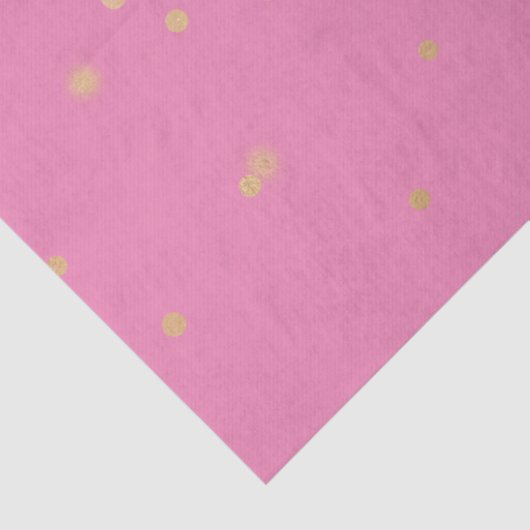 Papier Mousseline Confetti en or rose (Détail)