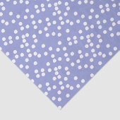 Papier Mousseline Confetti mou et blanc / À petits pois (Détail)