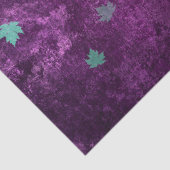 Papier Mousseline Confetti turquoise sur la page de découpage violet (Détail)