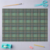 Papier Mousseline Confort Cosy Style Campagne Sage Plaid Charming (Artisanat)