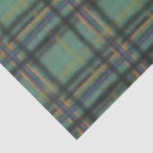 Papier Mousseline Confort Cosy Style Campagne Sage Plaid Charming (Détail)