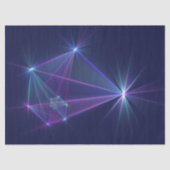 Papier Mousseline Constellation, Art Fractal Abstrait Imaginaire (Recto)