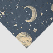 Papier Mousseline Constellation céleste - Nuit étoilée (3) (Détail)