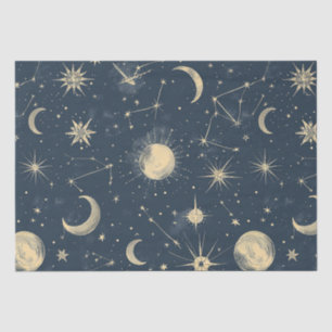 Papier Mousseline Constellation céleste - Nuit étoilée (3)