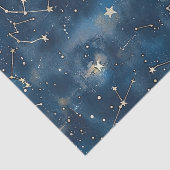 Papier Mousseline Constellation céleste - Nuit étoilée (6) (Détail)