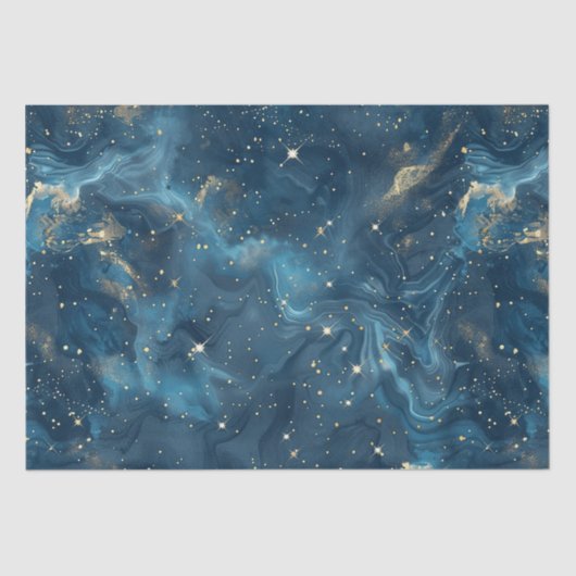 Papier Mousseline Constellation céleste - Nuit étoilée (8) (Recto)