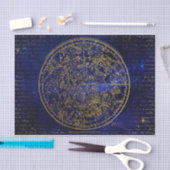 Papier Mousseline Constellation - Hémisphère Nord - découpage pa (Artisanat)