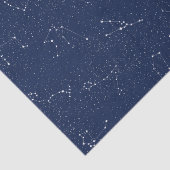 Papier Mousseline Constellations de zodiaque avec un ciel étoilé (Détail)