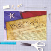 Papier Mousseline Constitution américaine et drapeau américain (Artisanat)