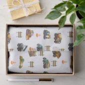 Papier Mousseline Construction machinery (Cadeau)