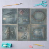 Papier Mousseline Contes d'hiver enchantés Découpage de contes de Fa (Artisanat)