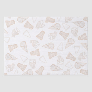 Papier Mousseline Contient juste du papier tissu orange