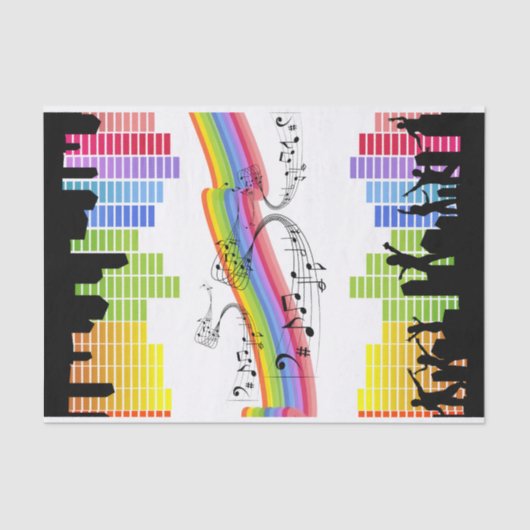 Papier Mousseline Continuez à danser (Recto)