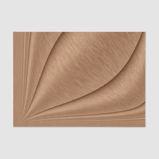 Papier Mousseline Contour cuivre (Recto)