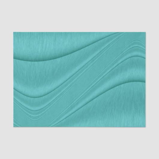 Papier Mousseline Contour turquoise (Recto)