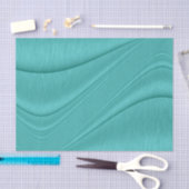 Papier Mousseline Contour turquoise (Artisanat)