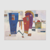 Papier Mousseline Contraste accompagné, Kandinsky (Recto)