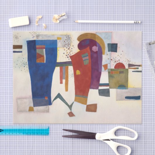 Papier Mousseline Contraste accompagné, Kandinsky (Artisanat)