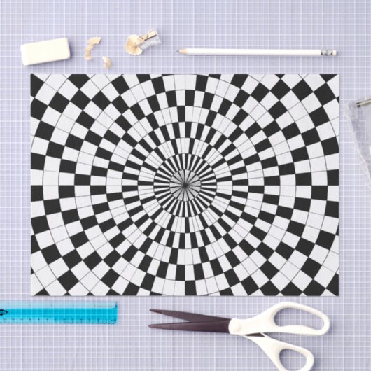 Papier Mousseline Contre-spirales par Kenneth Yoncich (Artisanat)