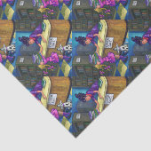 Papier Mousseline Contrôle de bibliothèque (Détail)