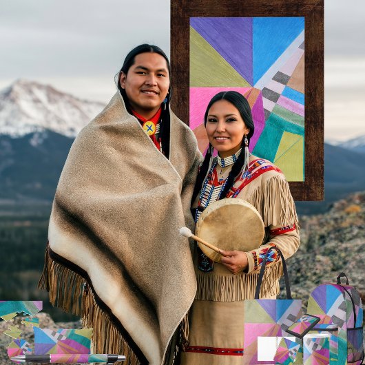 Papier Mousseline "Converge"