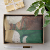 Papier Mousseline Conversation entre chats par Arthur Heyer (Cadeau)