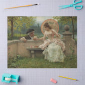 Papier Mousseline Conversation romantique dans le parc (Artisanat)