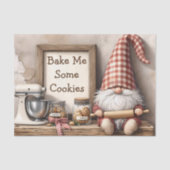Papier Mousseline Cookie Baker Gnome (Recto)