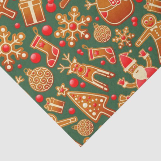 Papier Mousseline Cookie de Christmas (Détail)