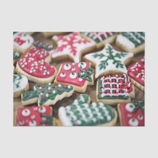 Papier Mousseline Cookies de Noël (Recto)