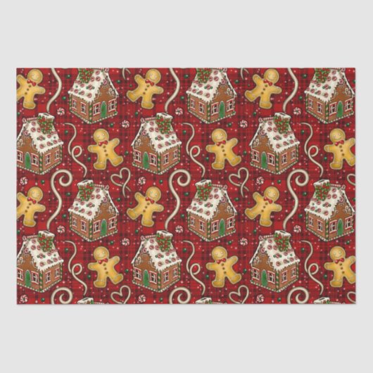 Papier Mousseline Cookies de Noël (Recto)