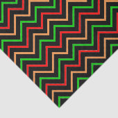 Papier Mousseline Cool Chevron Pattern on Black (Détail)