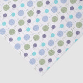 Papier Mousseline Cool Couleurs Yarn Ball String Motif (Détail)