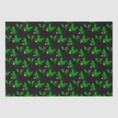Papier Mousseline Cool Dragon Noir Vert Noir (Recto)