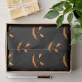 Papier Mousseline Cool effrayant Jack O'Lantern visage motif d'Hallo (Cadeau)