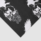 Papier Mousseline Cool Oh Mon Goth Métal Gothique (Détail)