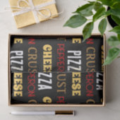 Papier Mousseline Cool plaisir pizza pepperoni fromage croûte texte  (Cadeau)