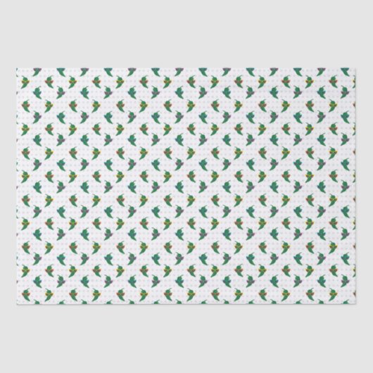 Papier Mousseline Cool Shades Green Chili Motif (Recto)