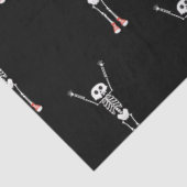 Papier Mousseline Cool Skeleton Motif Halloween (Détail)