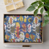 Papier Mousseline cool super héros mot art carrelé motif (Cadeau)