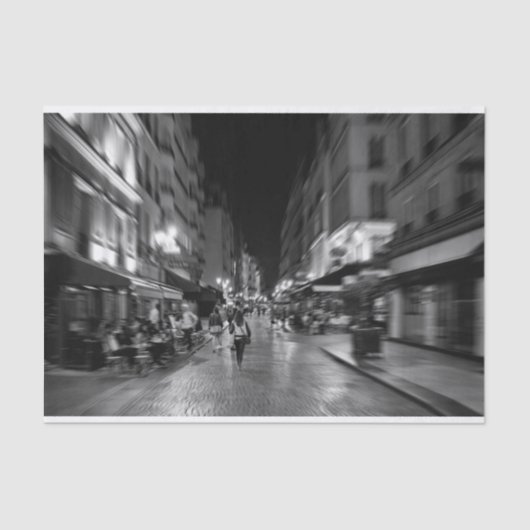 Papier Mousseline Cool, urbain et parisien (Recto)