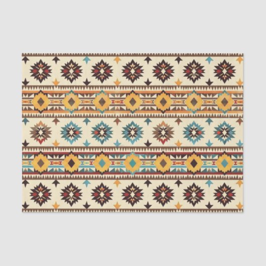 Papier Mousseline Cool Western amoureux motif (Recto)