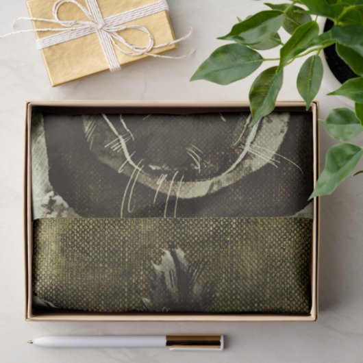 Papier Mousseline Cool Zebra Abstrait (Cadeau)